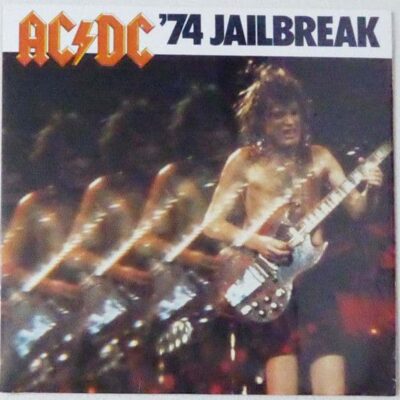AC/DC Jailbreak '74 album cover for 12" Vinyl LP