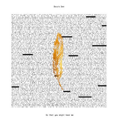 Bears Den So That You Might Hear Me Album Cover Art Work